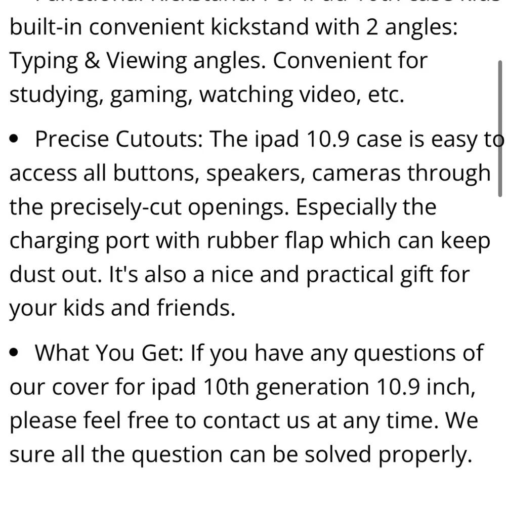 iPad 10th Generation Protective Case-BLK/BLU